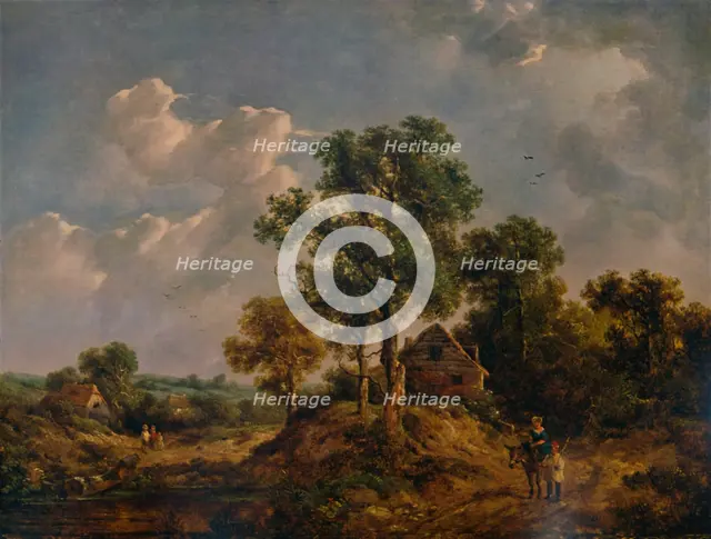 'Near Sevenoaks, Kent', 19th century, (1935). Artist: Richard Hilder.