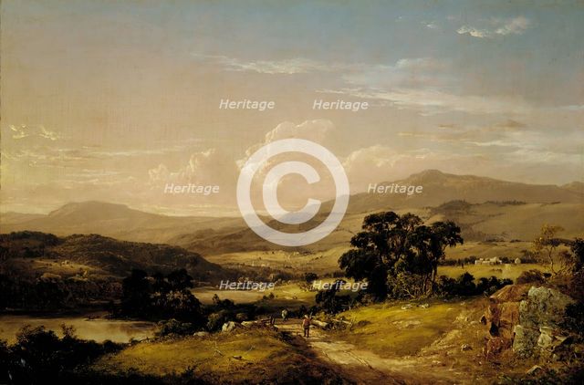 Near Squam Lake, New Hampshire, 1856. Creator: David Johnson.