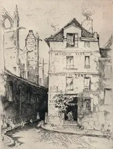 Near St Etienne-du-Mont 1915. Artist: CK Gleeson
