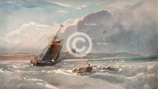 'Nearing The Harbour', c1820. Creator: Peter de Wint.