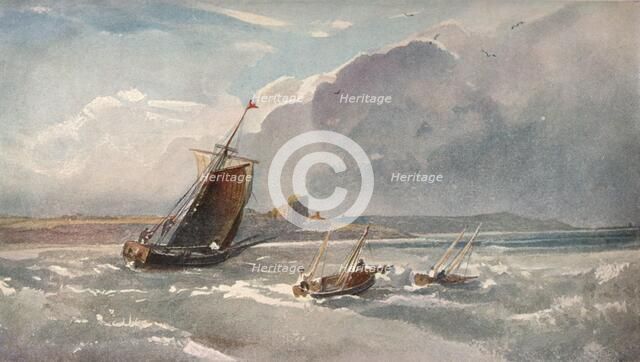 'Nearing The Harbour', c1820. Creator: Peter de Wint.