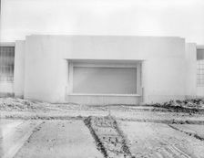 Nearly completed factory..., Hightstown, New Jersey, 1936. Creator: Dorothea Lange
