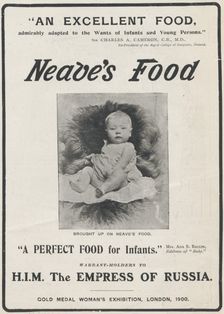 Neave's Infant Foods, 1906