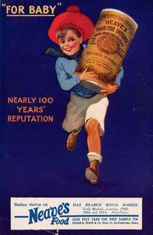 Neave's Food for Infants, 1915-1920