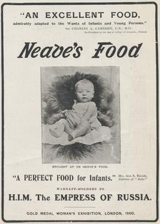 Neave's Infant Foods, 1906