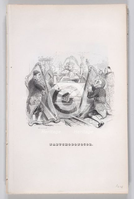Nebuchadnezzar from The Complete Works of Béranger, 1836. Creator: John Thompson.