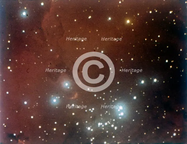 Nebulosity and star cluster in Serpens. Creator: NASA.