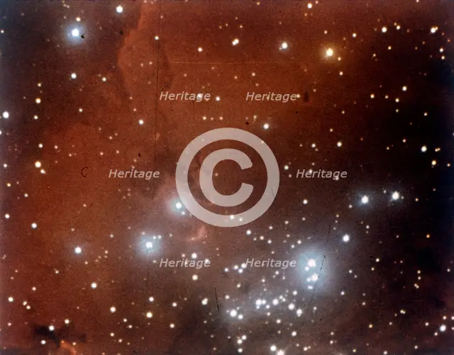 Nebulosity and star cluster in Serpens. Creator: NASA.