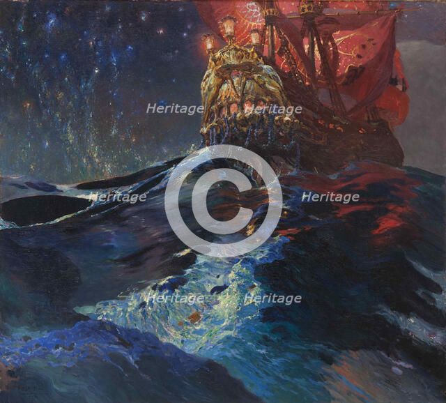 Nec mergitur, 1904-1905.