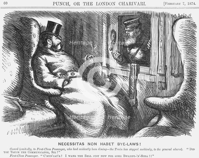 'Necessitas Non Habet Bye-Laws!', 1874.  Creator: Charles Samuel Keene.