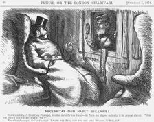 Necessitas Non Habet Bye-Laws! 1874. Creator: Charles Samuel Keene