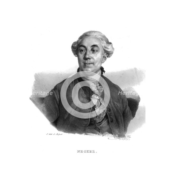 'Necker', Jacques Necker, (1822). Artist: Henri Grevedon.