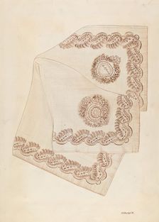 Neckerchief, 1937. Creator: Irene M. Burge
