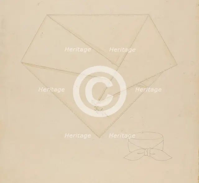 Neckerchief, c. 1937. Creator: Sylvia DeZon.