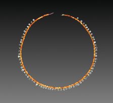 Necklace, 1980-1801 BC (barrel beads) and 1295-1186 BC (eye beads). Creator: Unknown