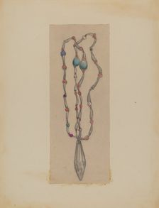 Necklace, 1935/1942. Creator: George B. Wally