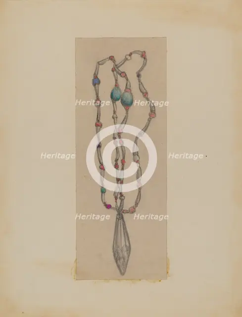 Necklace, 1935/1942. Creator: George B. Wally.