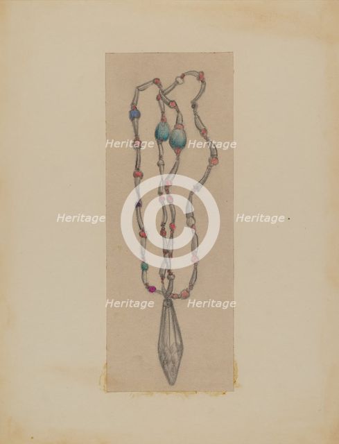 Necklace, 1935/1942. Creator: George B. Wally.