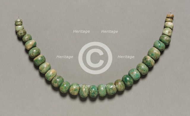 Necklace and Nose Ornament, 150-200. Creator: Unknown.