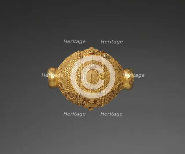 Necklace Bead, 185-72 BC. Creator: Unknown.