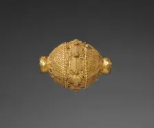 Necklace Bead, 185-72 BC. Creator: Unknown