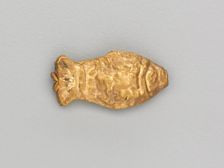 Necklace Bead in the Form of a Fish, 185-72 BC. Creator: Unknown