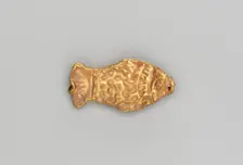 Necklace Bead in the Form of a Fish, 185-72 BC. Creator: Unknown