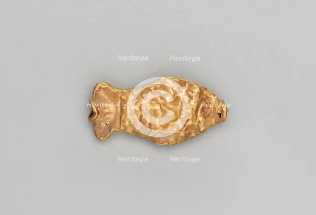 Necklace Bead in the Form of a Fish, 185-72 BC. Creator: Unknown.