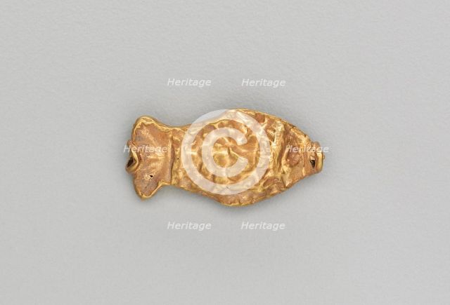 Necklace Bead in the Form of a Fish, 185-72 BC. Creator: Unknown.