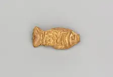 Necklace Bead in the Form of a Fish, 185-72 BC. Creator: Unknown