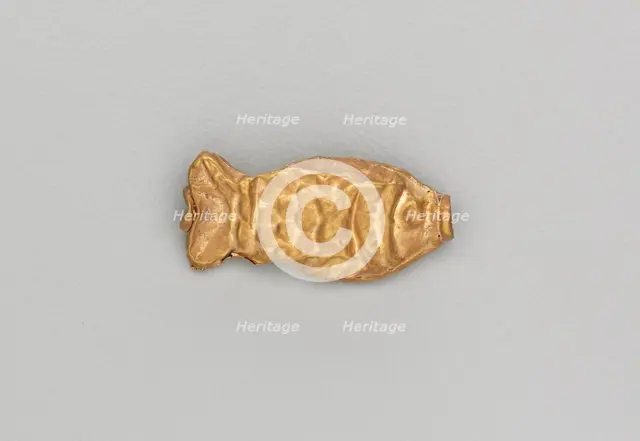 Necklace Bead in the Form of a Fish, 185-72 BC. Creator: Unknown.