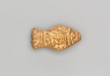 Necklace Bead in the Form of a Fish, 185-72 BC. Creator: Unknown