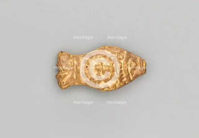 Necklace Bead in the Form of a Fish, 185-72 BC. Creator: Unknown.
