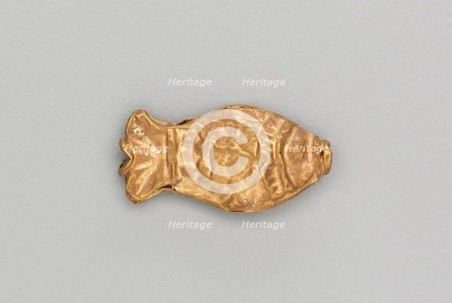 Necklace Bead in the Form of a Fish, 185-72 BC. Creator: Unknown.