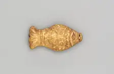 Necklace Bead in the Form of a Fish, 185-72 BC. Creator: Unknown