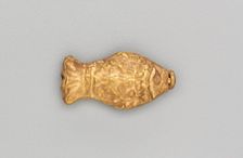 Necklace Bead in the Form of a Fish, 185-72 BC. Creator: Unknown