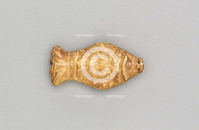 Necklace Bead in the Form of a Fish, 185-72 BC. Creator: Unknown.