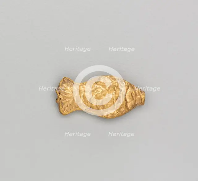 Necklace Bead in the Form of a Fish, 185-72 BC. Creator: Unknown.
