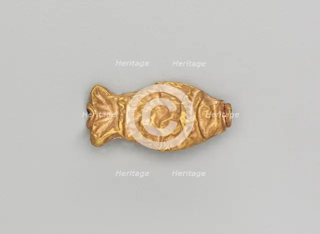 Necklace Bead in the Form of a Fish, 185-72 BC. Creator: Unknown.