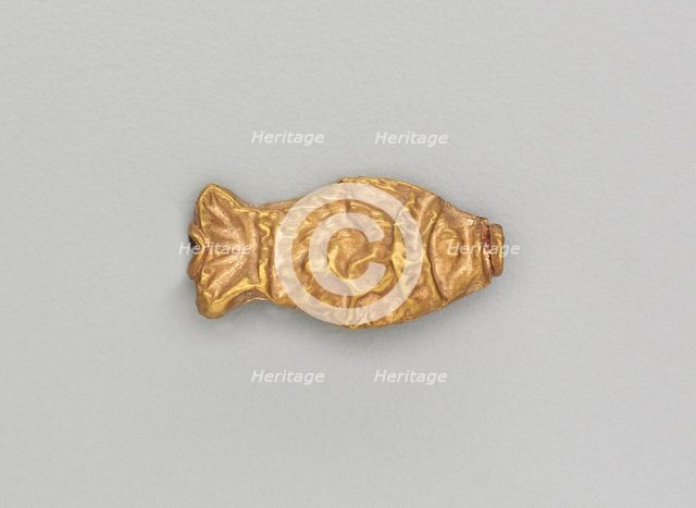 Necklace Bead in the Form of a Fish, 185-72 BC. Creator: Unknown.