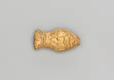 Necklace Bead in the Form of a Fish, 185-72 BC. Creator: Unknown