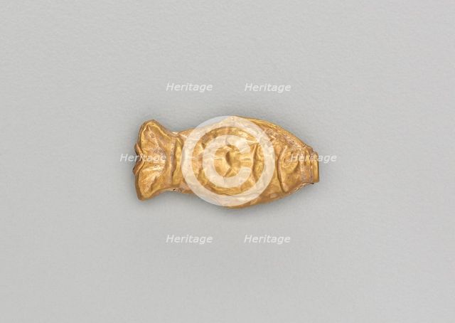 Necklace Bead in the Form of a Fish, 185-72 BC. Creator: Unknown.