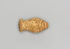 Necklace Bead in the Form of a Fish, 185-72 BC. Creator: Unknown