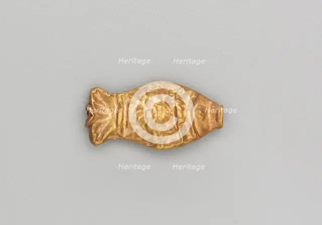 Necklace Bead in the Form of a Fish, 185-72 BC. Creator: Unknown.