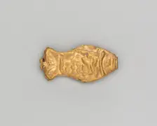 Necklace Bead in the Form of a Fish, 185-72 BC. Creator: Unknown
