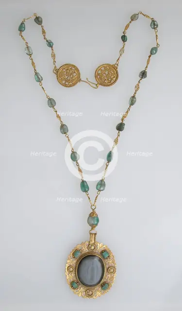 Necklace, Byzantine (?), 6th-8th century. Creator: Unknown.