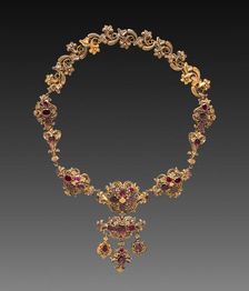 Necklace, c. 1840. Creator: Unknown