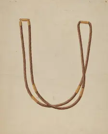 Necklace, c. 1936. Creator: Bertha Semple