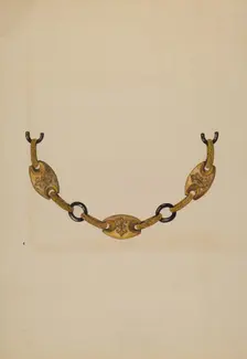 Necklace, c. 1938. Creator: Katherine Hastings