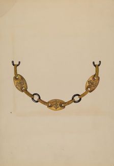 Necklace, c. 1938. Creator: Katherine Hastings